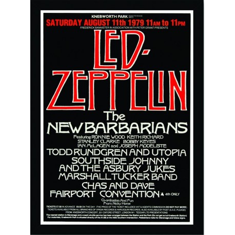 Quadro Poster Grandes Nomes da Musica Led Zeppelin 6307