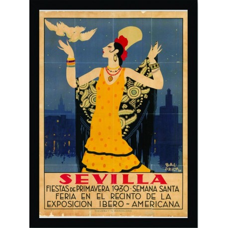 Quadro Poster Paisagens Retro 6393