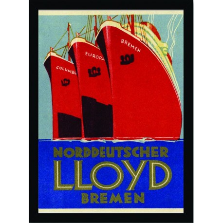 Quadro Poster Paisagens Retro 6395