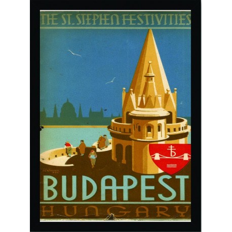 Quadro Poster Paisagens Retro 6413