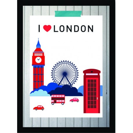 Quadro Poster Paisagem Londres 6428
