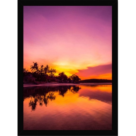 Quadro Poster Paisagem Mar 6432