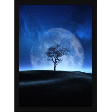 Quadro Poster Paisagem Noite 6441