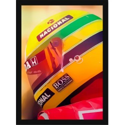 Quadro Poster Personalidades Airton Senna 6448