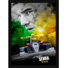 Quadro Poster Personalidades Airton Senna 6450