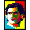 Quadro Poster Personalidades Airton Senna 6451