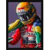 Quadro Poster Personalidades Airton Senna 6452