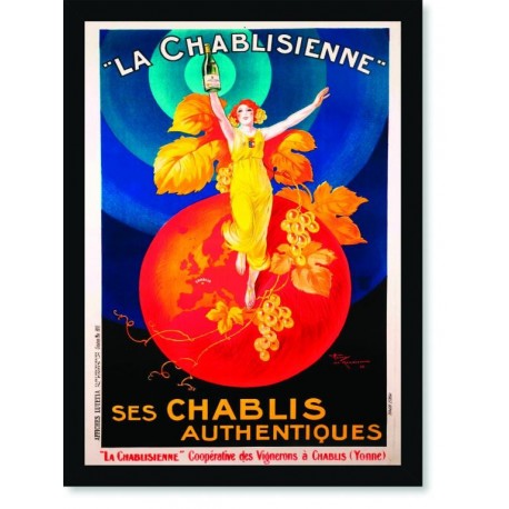 Quadro Poster Propaganda La Chablisienne