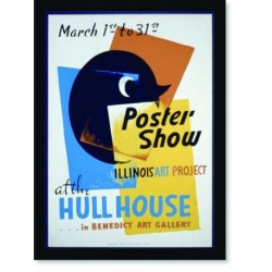Quadro Poster Propaganda Show Hullhouse