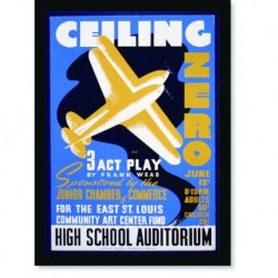 Quadro Poster Propaganda Ceiling Zero