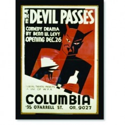 Quadro Poster Propaganda The Devil Passes