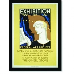 Quadro Poster Propaganda Federal Art Project American Design