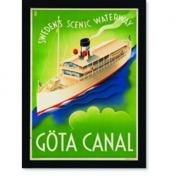 Quadro Poster Propaganda Gota Canal