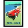 Quadro Poster Propaganda Cote Dazur