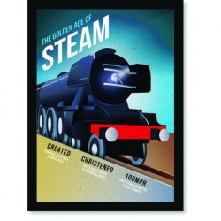 Quadro Poster Propaganda The Golden Age of Steam