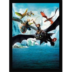 Quadro Poster Cinema Como Treinar seu Dragao 6884