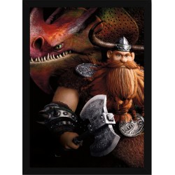 Quadro Poster Cinema Como Treinar seu Dragao 6886