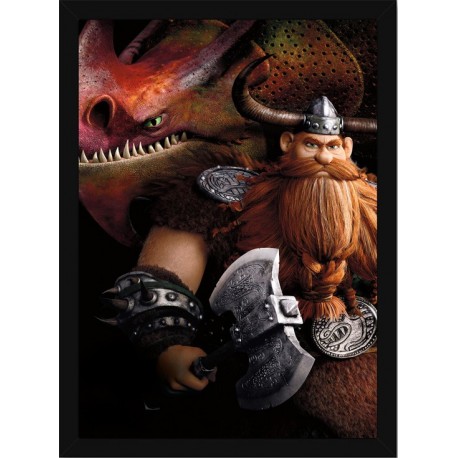 Quadro Poster Cinema Como Treinar seu Dragao 6886