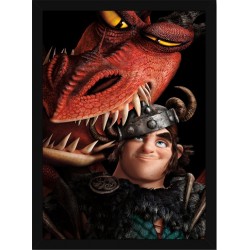 Quadro Poster Cinema Como Treinar seu Dragao 6887