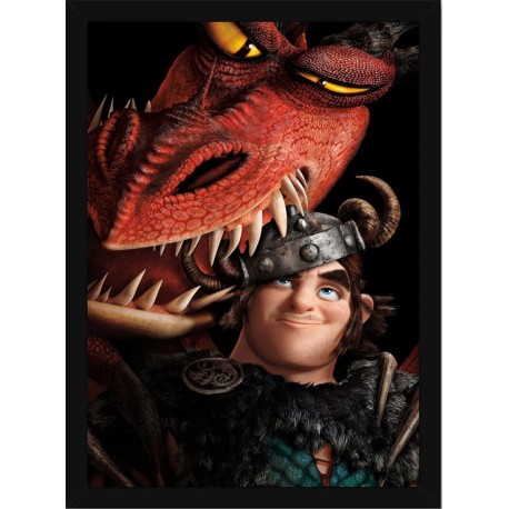 Quadro Poster Cinema Como Treinar seu Dragao 6887