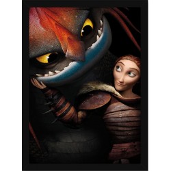 Quadro Poster Cinema Como Treinar seu Dragao 6888