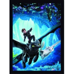 Quadro Poster Cinema Como Treinar seu Dragao 6895