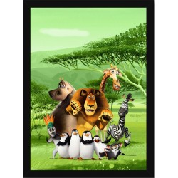 Quadro Poster Cinema Madagascar 6934