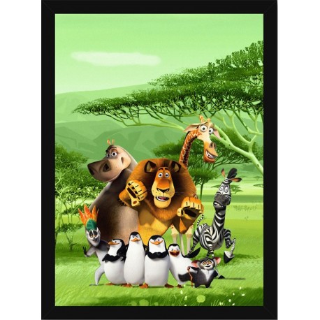 Quadro Poster Cinema Madagascar 6934