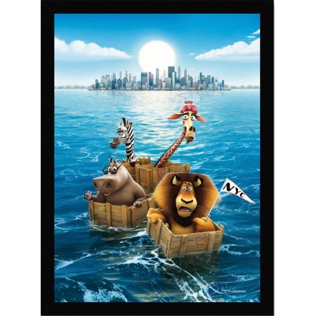 Quadro Poster Cinema Madagascar 6936