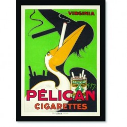 Quadro Poster Propaganda Pelican Cigarettes