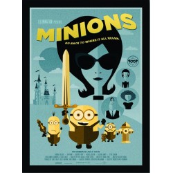Quadro Poster Cinema Os Minions 6966