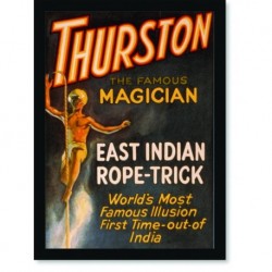 Quadro Poster Propaganda Thurston The Famous Magician