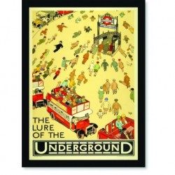 Quadro Poster Propaganda The Lure Of The Underground