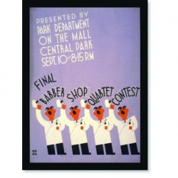 Quadro Poster Propaganda Final Barber Shop