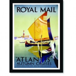 Quadro Poster Propaganda Royal Mail Atlantis