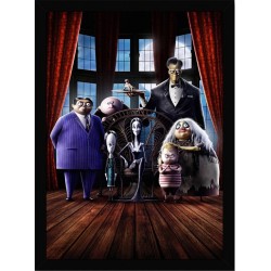 Quadro Poster Art Digital Familia Adams 7031