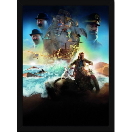 Quadro Poster Art Digital As Aventuras de TinTim 7033