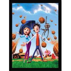 Quadro Poster Art Digital Ta chovendo Hamburguer 7041