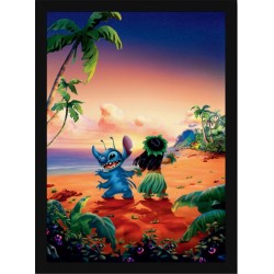 Quadro Poster Art Digital Lillo Stitch 7050
