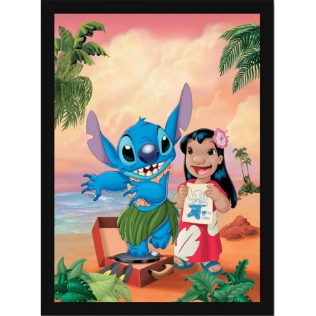 Quadro Poster Art Digital Lillo Stitch 7051
