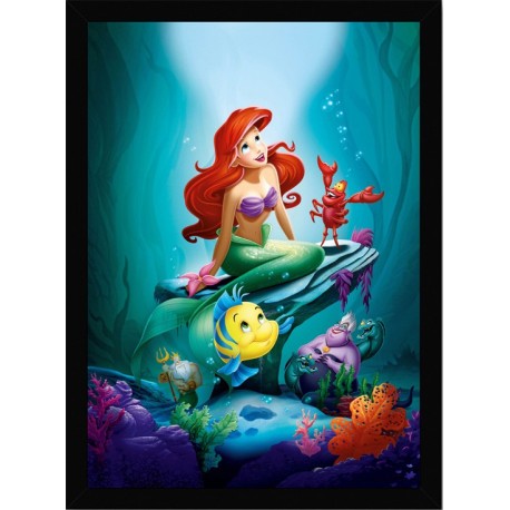 Quadro Poster Art Digital Pequena Sereia 7052