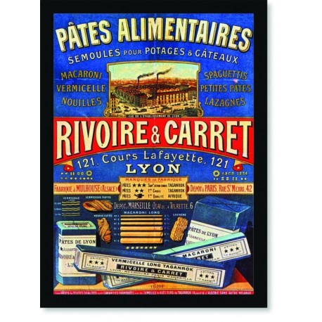 Quadro Poster Propaganda Rivoire e Carret