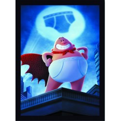 Quadro Poster Art Digital Capitão Cueca 7068