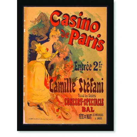 Quadro Poster Propaganda Casino de Paris