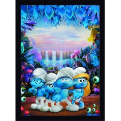 Quadro Poster Art Digital Os Smurffs 7072