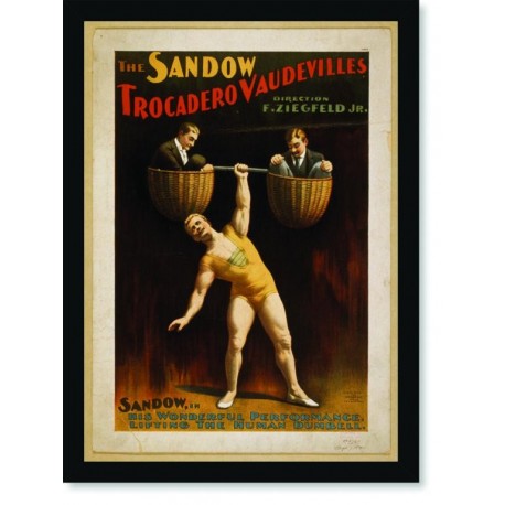 Quadro Poster Propaganda Trocadero Vaudevilles