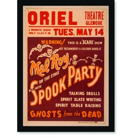 Quadro Poster Propaganda Oriel Theatre Glencoe