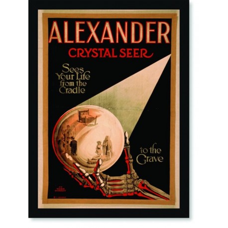 Quadro Poster Propaganda Alexander Crystal Seer