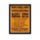 Quadro Poster Propaganda Houdini Magical Revue