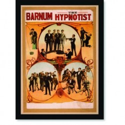 Quadro Poster Propaganda Barnum The Hypnotist